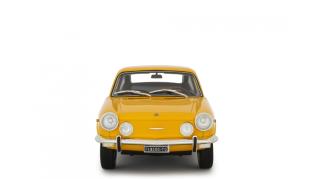 Fiat 850 SPORT COUPÈ 1968 gelb Laudoracing-Models 1:18 Resinemodell (Türen, Motorhaube... nicht zu öffnen!)